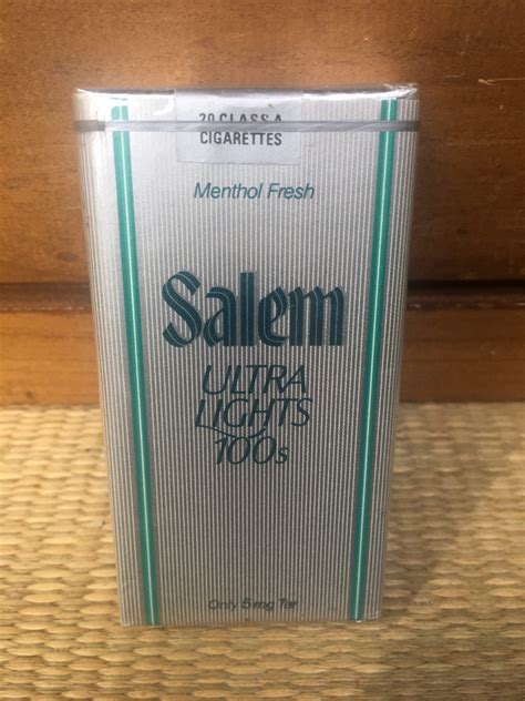 Salem Ultra Lights 100s Menthol Fresh Cigarette Soft Pack Danlys