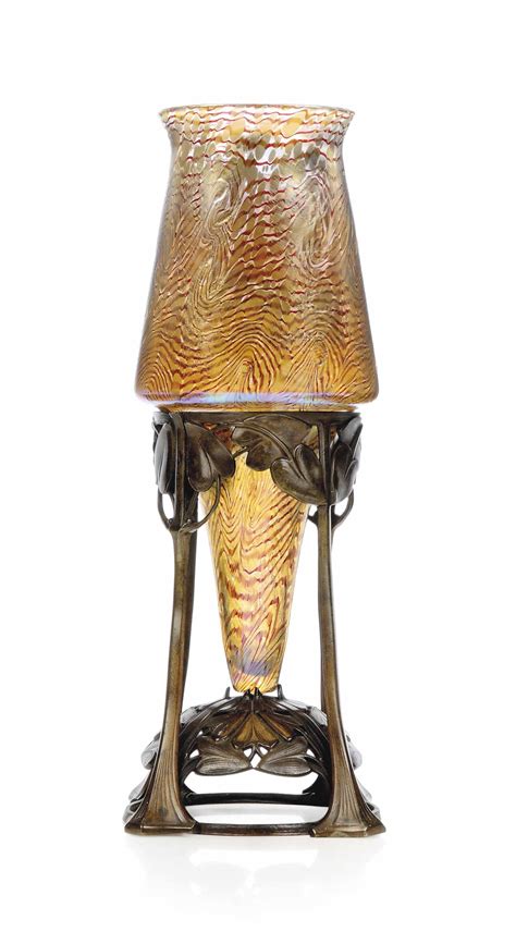 A Loetz Iridescent Glass And Bronze Mounted Vase Circa 1905 Christie S