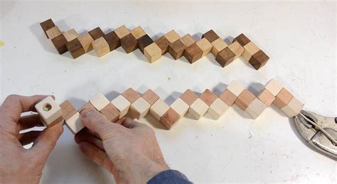 Though the pieces may seem like they'll never fit together, solving the puzzles is surprisingly easy! Building a snake cube puzzle
