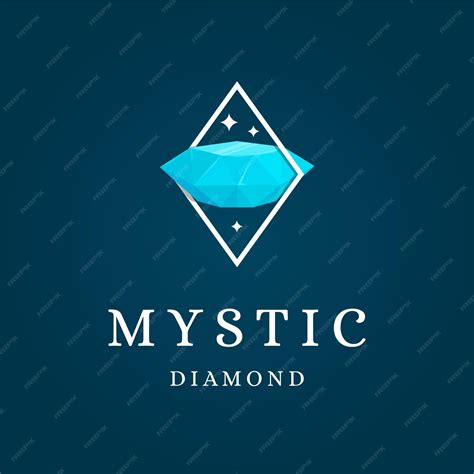 Logotipo Elegante Diamante Vetor Premium