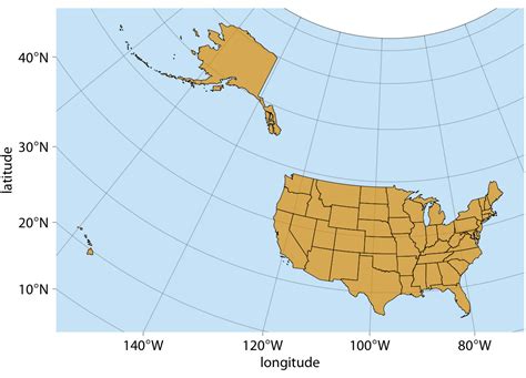 Longitude And Latitude Us Map —