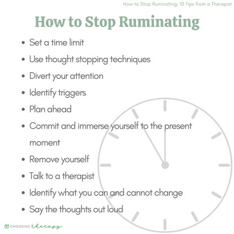 10 Ways To Stop Rumination Advice From An Expert