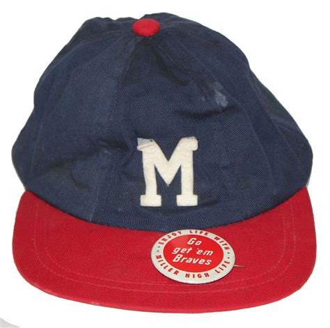 Item Detail Vintage Milwaukee Braves Baseball Cap Circa 1954 With