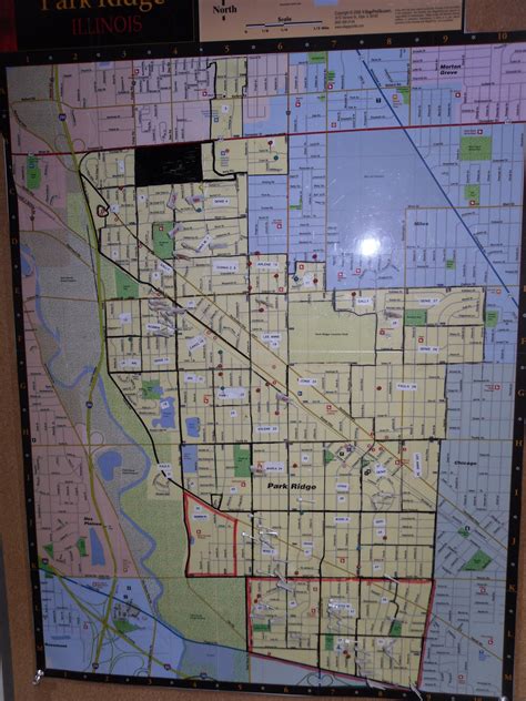 Park Ridge Map Divided Into 50 Sections So Our Kw Agents Can Help