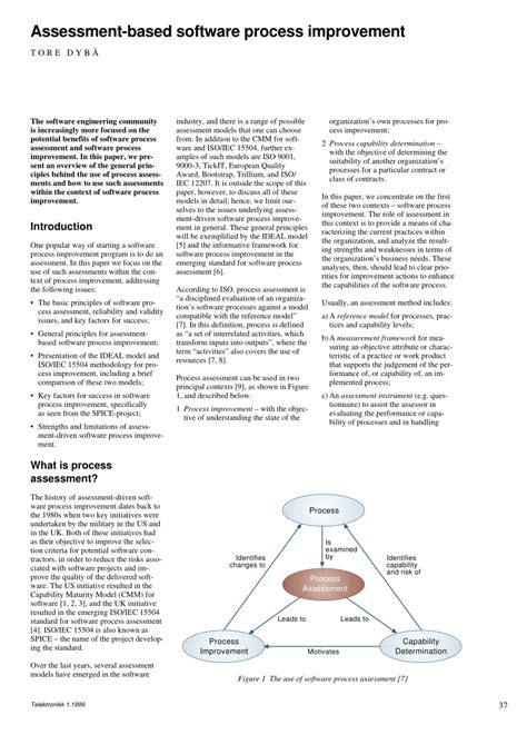 Compare the best assessment software of 2021 for your business. (PDF) Assessment-based software process improvement