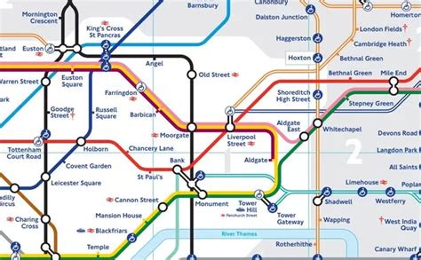 Central Line Stations Map