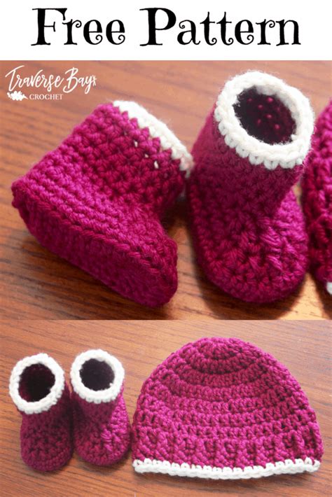 Min Crochet Baby Booties Traversebaycrochet Com