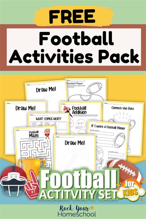 Free Football Printables Pack Full Of Coloring Pages And Fun Activities