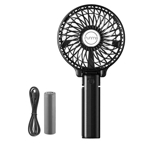 Funme Mini Handheld Fan Portable Foldable 10 Hour Working Usb Rechargeable 2600mah Battery