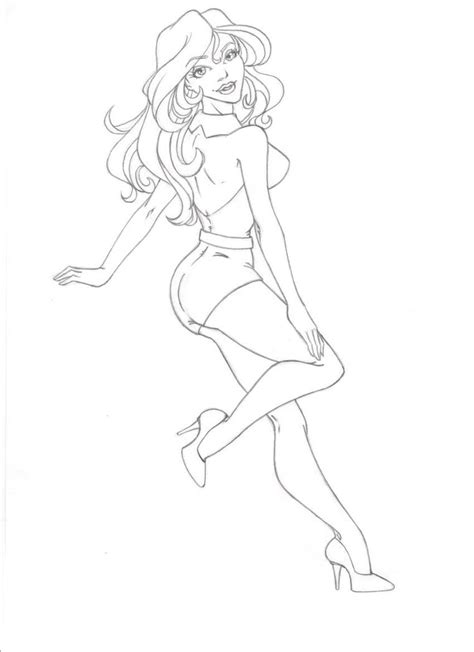 Military Pin Up Girl Outline Drawings Xxx Porn