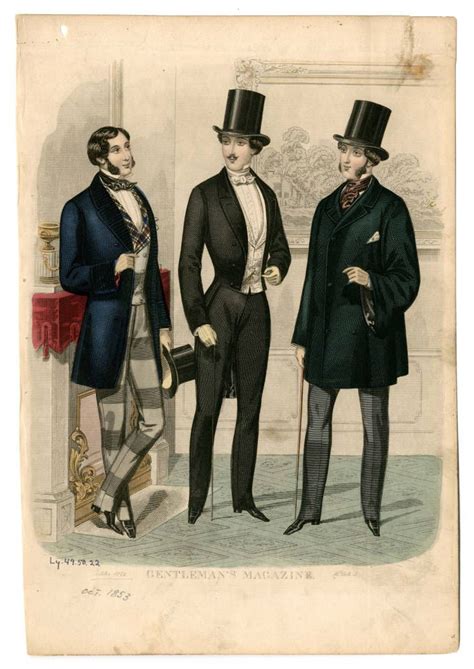 Mens Wear 1850 1859 Plate 041 Costume Institute Fashion Plates Digital Collections From