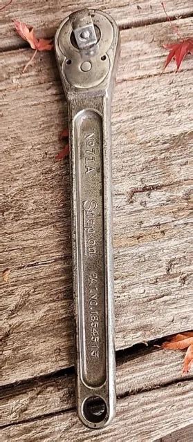 Vintage Rare Snap On No A Ratchet Drive Usa Working Condition