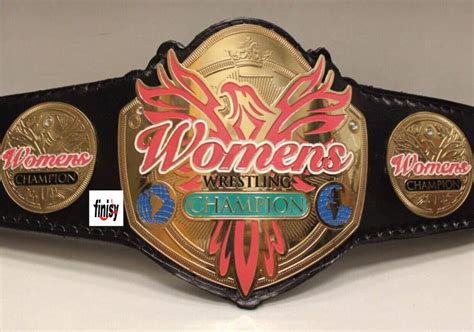 Womens Championship Wrestling Belt Replica Etsy