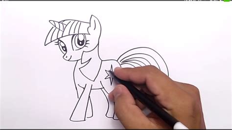 Belajar Menggambar Kuda My Little Pony Youtube