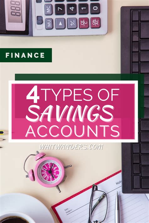 Types Of Savings Accounts Seattle Career Whit Wanders