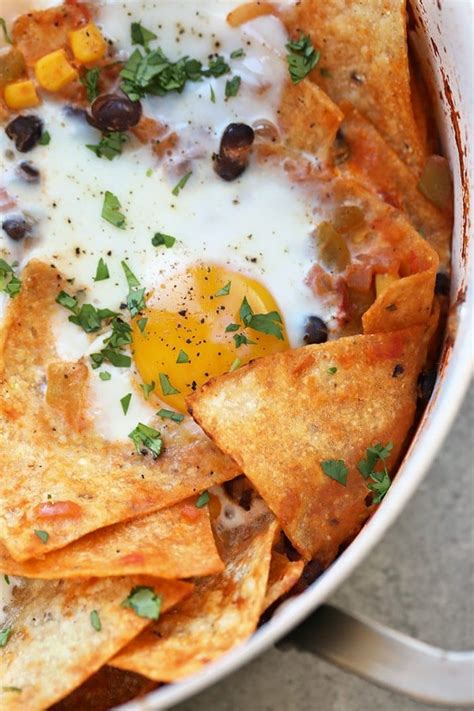 How To Make Chilaquiles With Avocado Crema Fit Foodie Finds