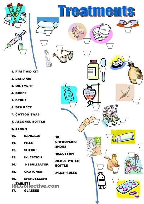 Illnesses Vocabulary English Worksheets Illnessessymptoms They