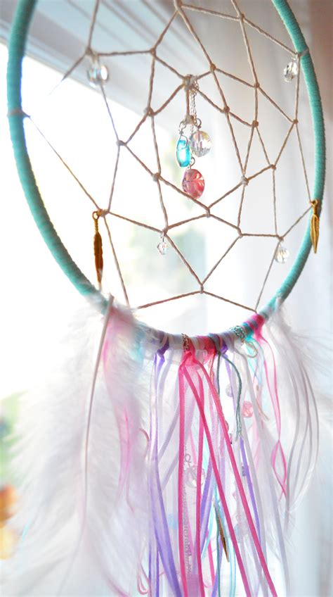 Diy Pastel Colored Dream Catcher Dream Catcher Crafts Craft Projects