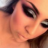Silver And Black Makeup Images