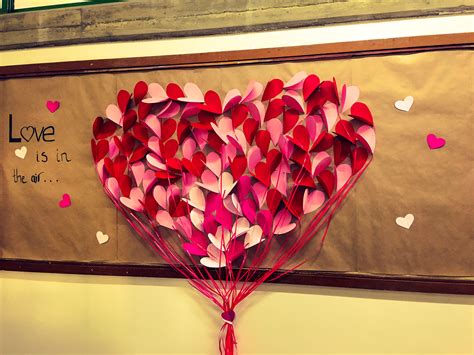 Love Is In The Air Valentine Bulletinboard School February
