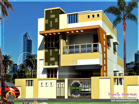 Modern Indian Home Design Small Modern House Residential