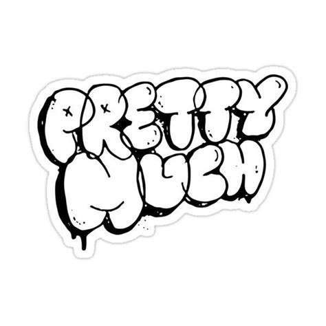 Prettymuch Graffiti Sticker For Sale By Protoex7 In 2023 Graffiti