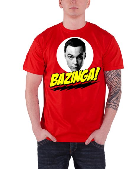 The Big Bang Theory T Shirt Bazinga Logo Sheldon Algorithm New Official