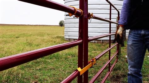 They are part welded and part riveted together, then galvanized so they should last a. GateHands Innovative Tube Gate Latches - YouTube
