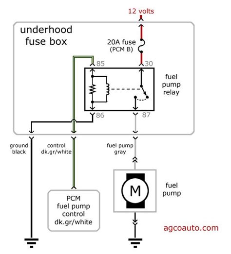 GMC Fuel Pump Wiring Diagram