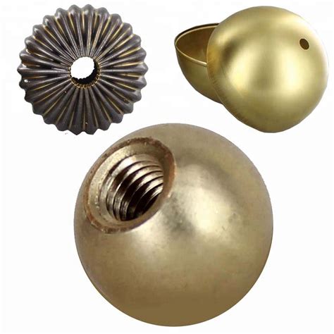 Custom Made Threaded Sphere For Brass Bed Knobs Buy Brass Bed Knobs