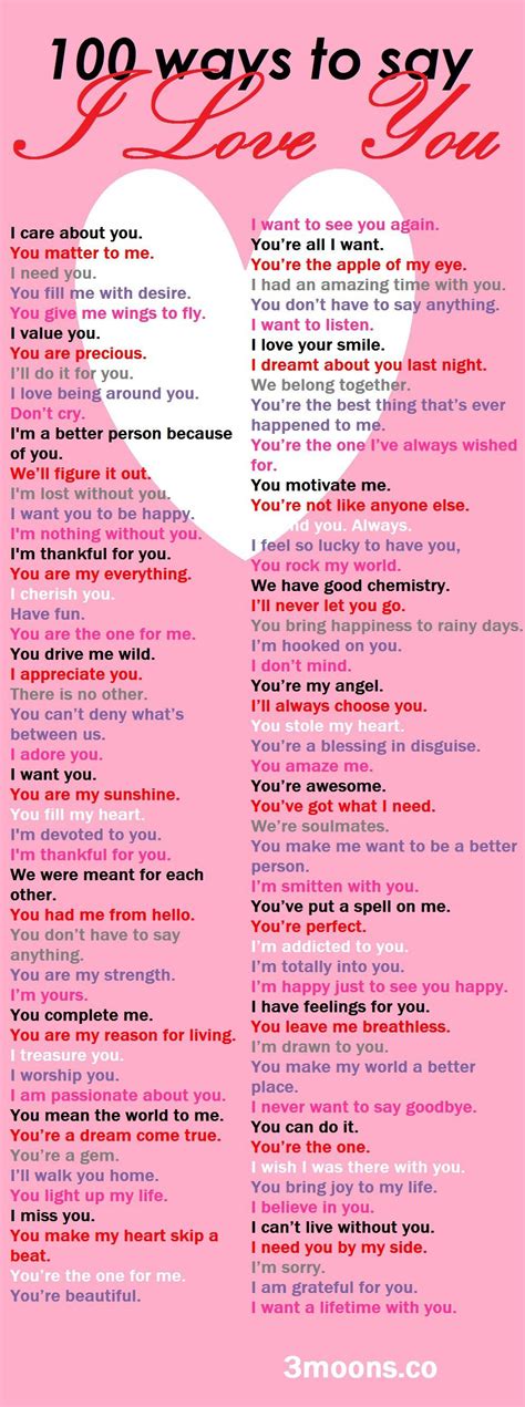 Ways To Say I Love You 994×2666 Pixels Love And Marriage Say I