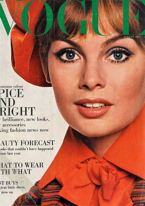 August 1967 Uk Vogue David Bailey~ Shrimpton Jean Shrimpton Vogue