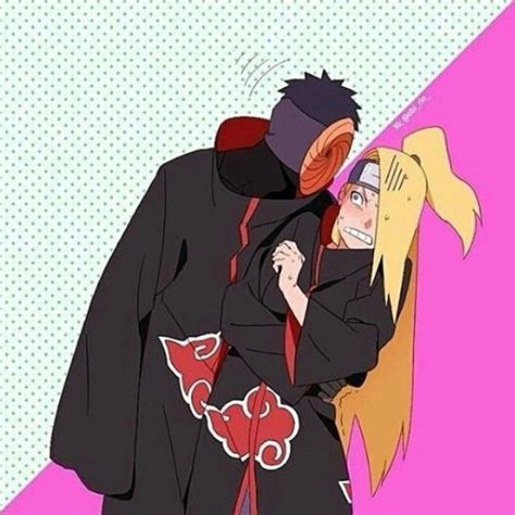 After defecting from the village, he was forced into akatsuki and was its youngest member. Tobi & Deidara | Anime naruto, Naruto boys, Anime