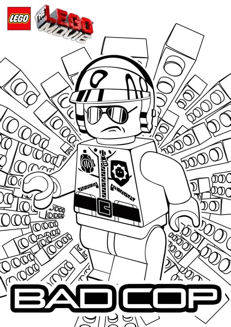 Lego movie coloring pages #637891 (license: LEGO Minifigures - The LEGO Movie Coloring Pages