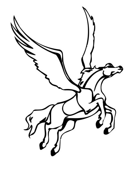 Free Printable Pegasus Coloring Pages For Kids Best Coloring Page