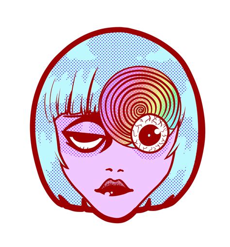 Junji Ito Rainbow Stickers Set 1 · Yourheroserene · Online Store