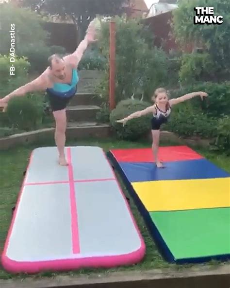 Dad And Daughter Gymnastics Routine Part 2 The Dad And Daughter Duo Are Back With A Second