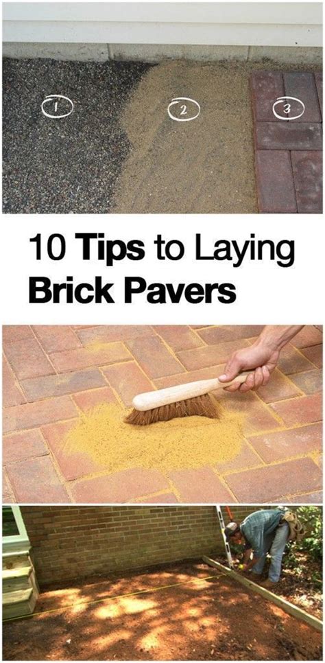10 Tips For Laying Brick Pavers Diy Patio Pavers Brick Paver Patio