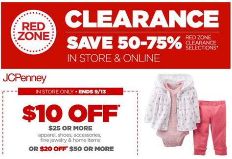 Printable JCPenney In Store Coupon | $10/$25 Purchase