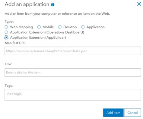 Add Custom Widgets—arcgis Web Appbuilder Documentation