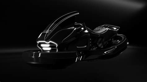 Artstation Futuristic Flying Motorcycle Concept