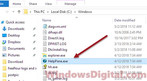 Windows Helppane Get Help With File Explorer In Windows 10 Keeps