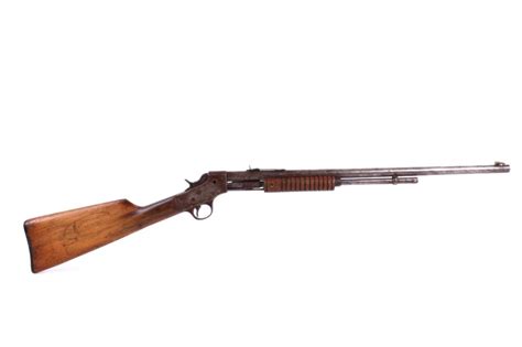 Sold Price Stevens Visible Loader 22 Slide Action Rifle April 6