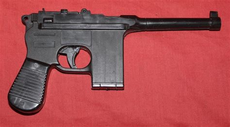 German Mauser C96 Toy Machine Gun Pistol By Countryfarmantiques