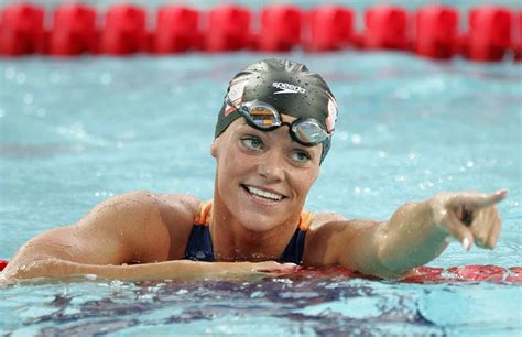 Nederlands Zwemkoningin Inge De Bruijn