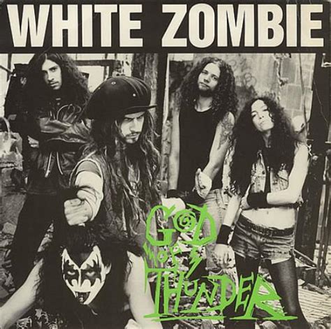 White Zombie God Of Thunder Green Vinyl Us 12 Vinyl Single 12 Inch