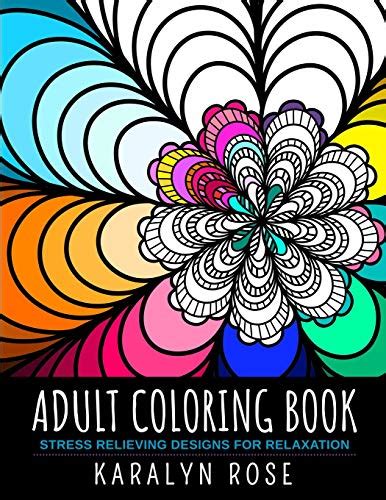 Adult Coloring Book Stress Relieving Designs For Relaxation Stress