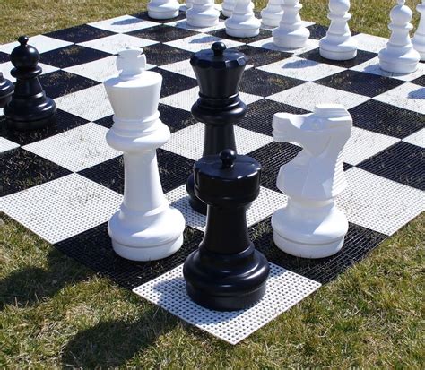 Huge Garden Size Chess Men Full Set Board Not Included 25 In King
