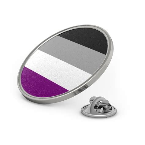 Asexual Pride Flag Pin Lgbtq Pride Ace Pride Asexuality Ace Etsy