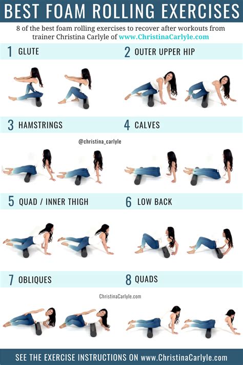 Foam Rolling Exercises And Benefits That Feel Downright Delicious Christina Carlyle